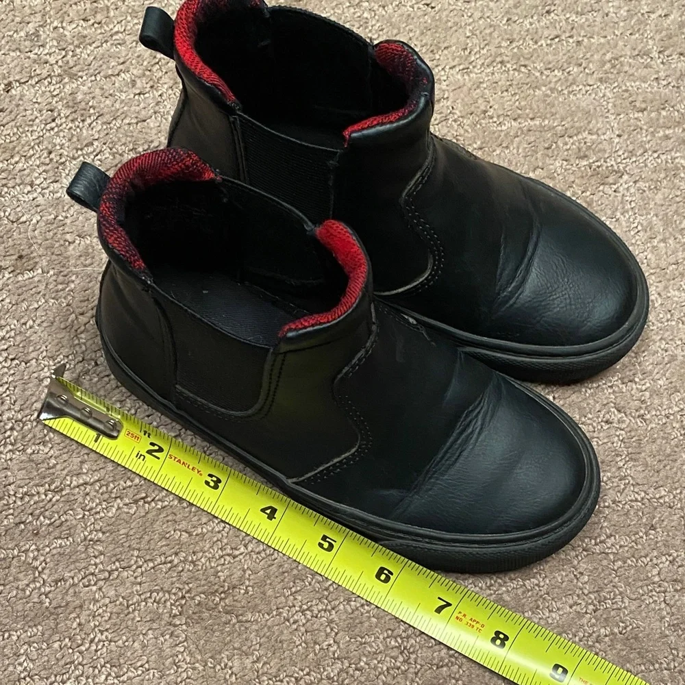 Boy’s Old Navy Black Sneaker Size 12 Chunky Chelsea  Boots School Play Casual